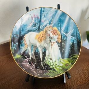 1993 Danbury Mint “The Enchanted Forest” Ken Barr Fantasyland Collector Plate